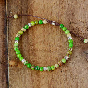 Premium Jasper Stone Bracelet - Maui Kitten Beachwear