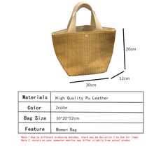 Load image into Gallery viewer, Versatile Rattan Summer Bucket Handbag - Maui Kitten Beachwear