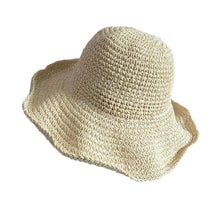 Load image into Gallery viewer, Boho Style Floppy Straw Sun Hat - Maui Kitten Beachwear