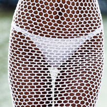 Load image into Gallery viewer, Hand Knitted Long Fishing Net Beach Dress - Maui Kitten Beachwear