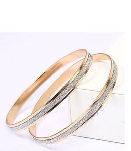 Frosted Cuff Bangle Bracelet - Maui Kitten Beachwear
