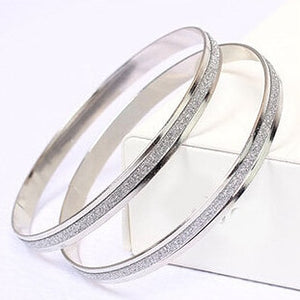 Frosted Cuff Bangle Bracelet - Maui Kitten Beachwear
