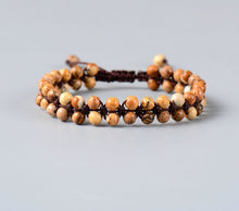 Load image into Gallery viewer, Faceted India Stone Braided Bracelet