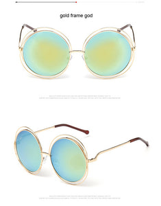 Vintage Double Round Sunglasses - Maui Kitten Beachwear
