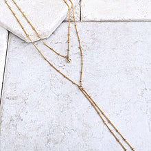 Load image into Gallery viewer, Beaded Lariat Choker Necklace - Maui Kitten Beachwear