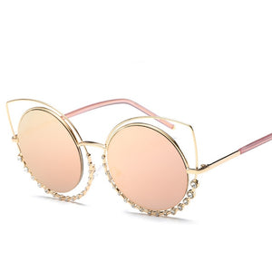 Crystal Cat Eye Sunglasses - Maui Kitten Beachwear