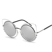 Load image into Gallery viewer, Crystal Cat Eye Sunglasses - Maui Kitten Beachwear