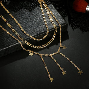 Falling Stars Choker Necklace - Maui Kitten Beachwear
