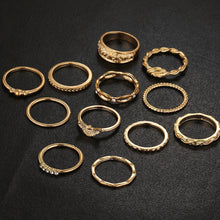 Load image into Gallery viewer, 12-piece Midi Rings Set