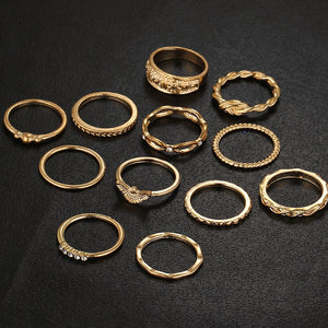 12-piece Midi Rings Set